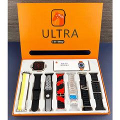 Ultra 7 In 1 Straps Smart Watch With All Features & Wireless Charging