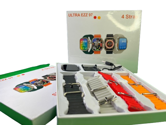 Z10 Ultra 2 - Smart Watch - Big Screen Display - Series 9 - 7 Strap - Wireless Charging - Smart Watch