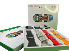 Z10 Ultra 2 - Smart Watch - Big Screen Display - Series 9 - 7 Strap - Wireless Charging - Smart Watch